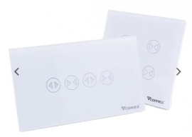  Công tắc rèm đôi wifi Vconnex không viền Chữ nhật