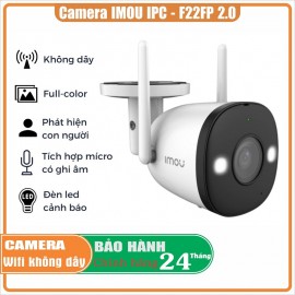  Camera Wifi Không Dây Ngoài Trời IMOU IPC-F22FP 2MP